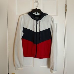 Abercrombie & Fitch Red/White/Blue Jacket Sz Small